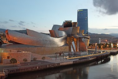 Guggenheim Museum of Contemporary Art in Bilbao, Spain clipart