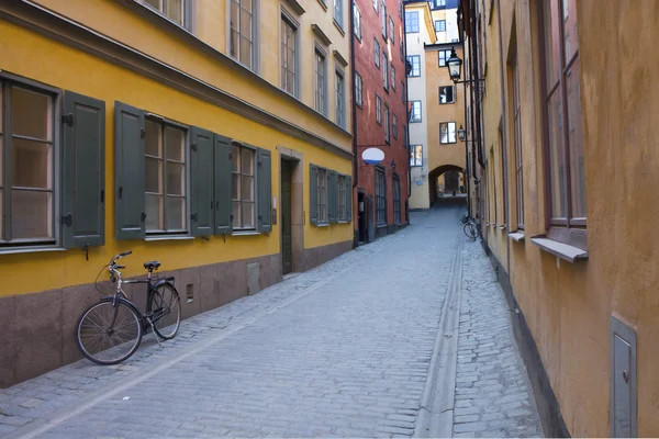 Rue étroite à Gamla Stan, Stockholm . — Photo