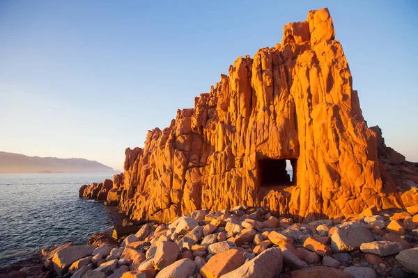 Rocce Rosse Arbatax Sardinia Italy — Stock Photo, Image