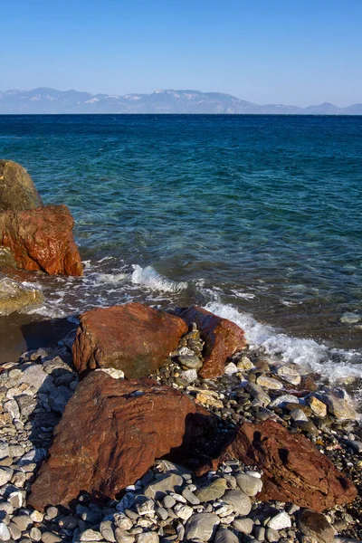 Yunanistan 'ın Kos adasındaki sahil.