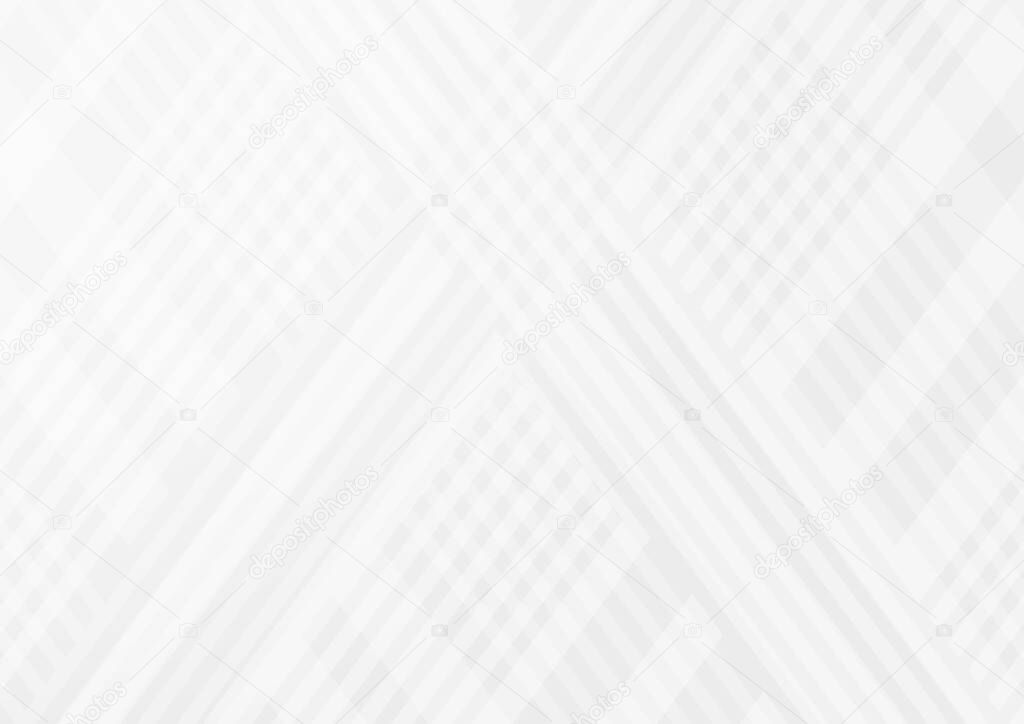 Abstract background in white and gray gradient color. White background texture with geometric pattern for banner, cover design, book design, poster, flyer, website backgrounds. Vector Illustration.