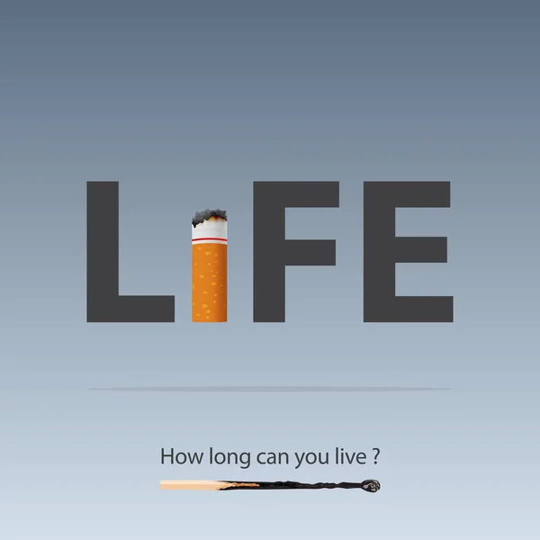五月三十一日世界无烟日横幅设计 吸烟导致死亡的概念更快 停止吸烟海报的疾病警告 没有吸烟标志 病媒图解 — 图库矢量图片