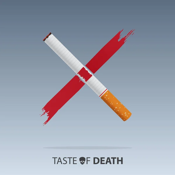 May 31St World Tobacco Day Banner Design Smoking Sign Red — Stockový vektor