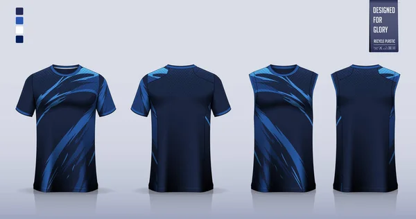 Maqueta Camiseta Diseño Plantilla Camiseta Deportiva Para Camiseta Fútbol Kit — Archivo Imágenes Vectoriales