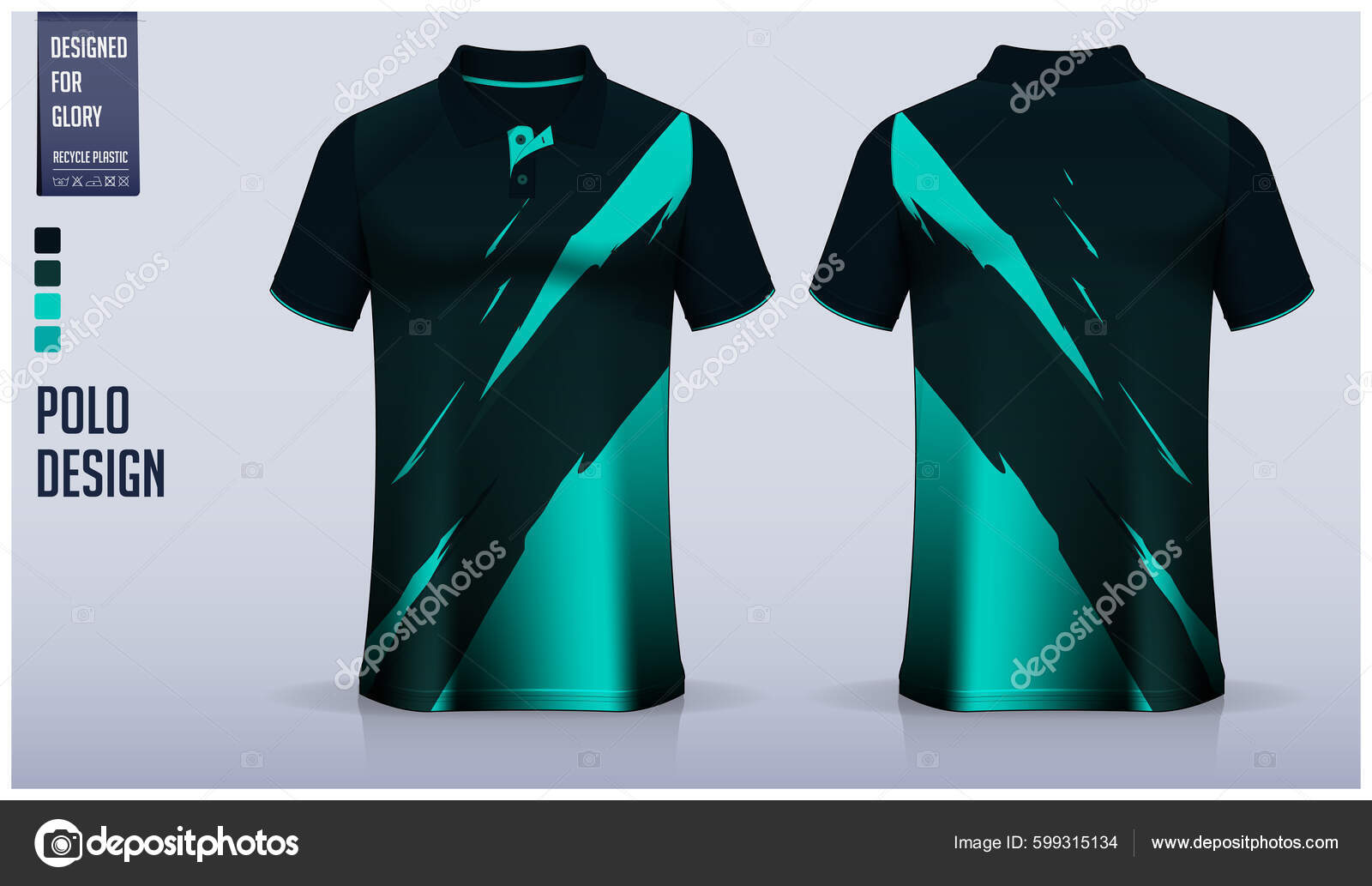 Green polo shirt hot sale template