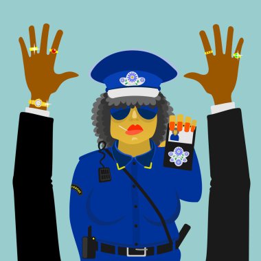 kadın polis memuru iş