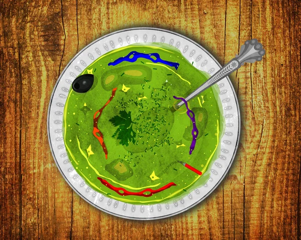 Черепаший суп — стоковое фото