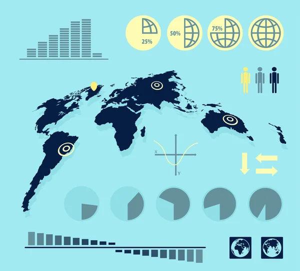 Elementos de infografía — Archivo Imágenes Vectoriales