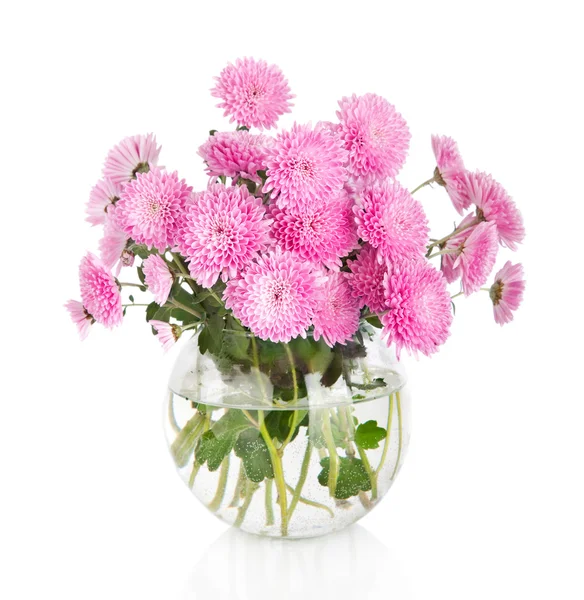 Ramo de muchas flores de crisantemo hermosas —  Fotos de Stock