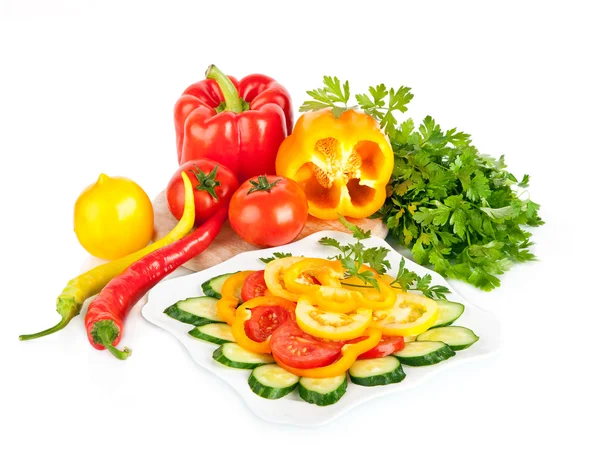 Healthy food vegetable salad — Stock Photo, Image