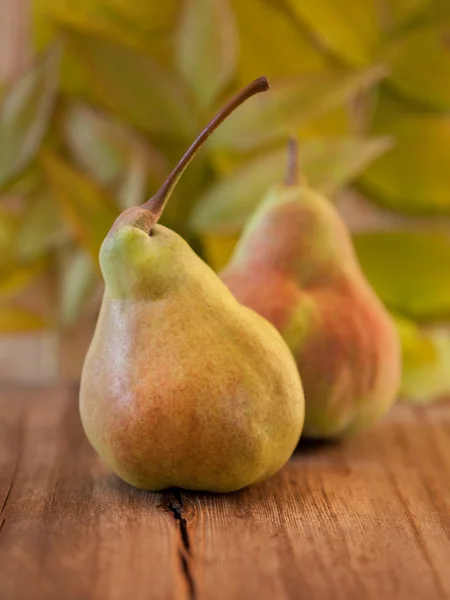 Frische Bio-Birnen — Stockfoto