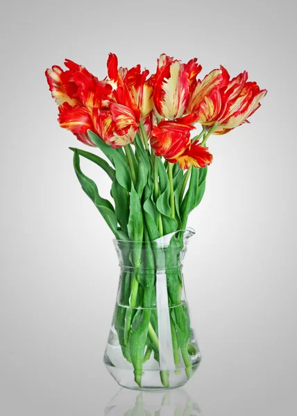 Vaas met tulpen. — Stockfoto