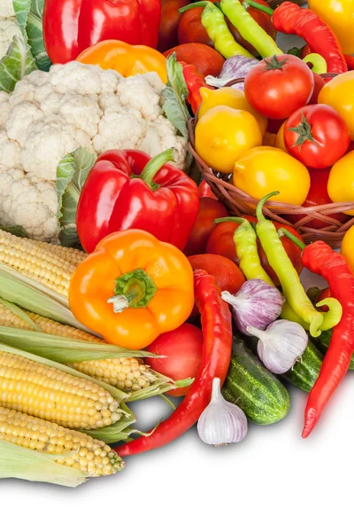 Légumes crus biologiques sains. L'ingrédient alimentaire. Art Design Contexte — Photo