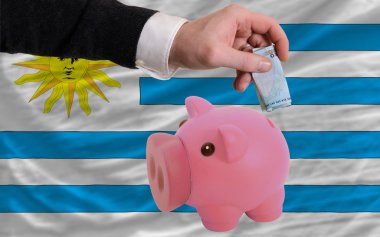 domuz zengin Euro finansman banka uruguay bayrağı