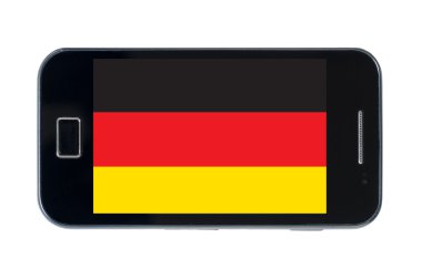 Smartphone Almanya bayrağı