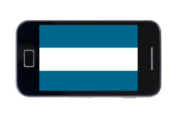 Smartphone drapeau national de el salvador — Photo