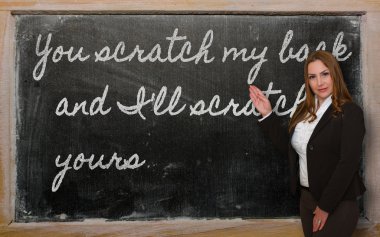 size gösterilen öğretmen scratch sırtıma ve ll senin bl üzerinde çizik