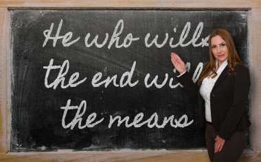 sonunda kim dilerse o kadar öğretmen anlamına gelir blackbo dilerse