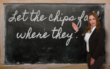 cipsleri bırak gösterilen öğretmen tahtaya nerede olabilir düşmek