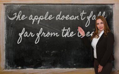 apple değil t gösterilen öğretmen dibine blac düşmek.