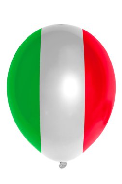İtalya'nın ulusal bayrak renkli balon