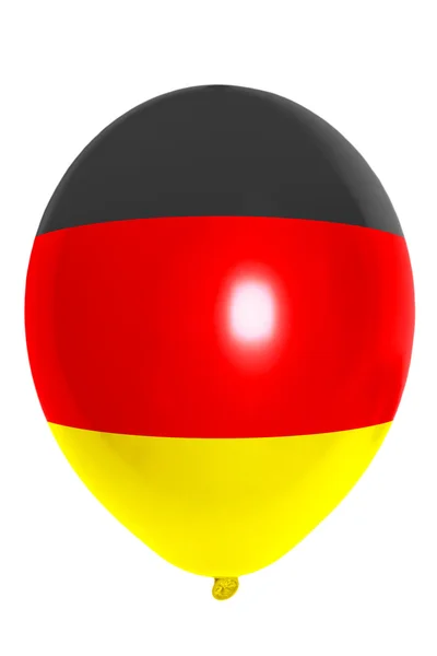 Ballon coloré dans le drapeau national de l'Allemagne — Photo