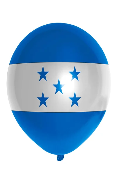 Honduras ulusal bayrak içinde renkli balon — Stok fotoğraf