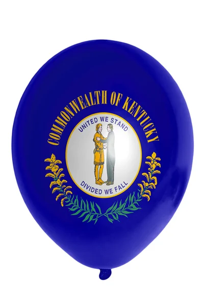 Ballon coloré en drapeau de l'état américain du Kentucky — Photo