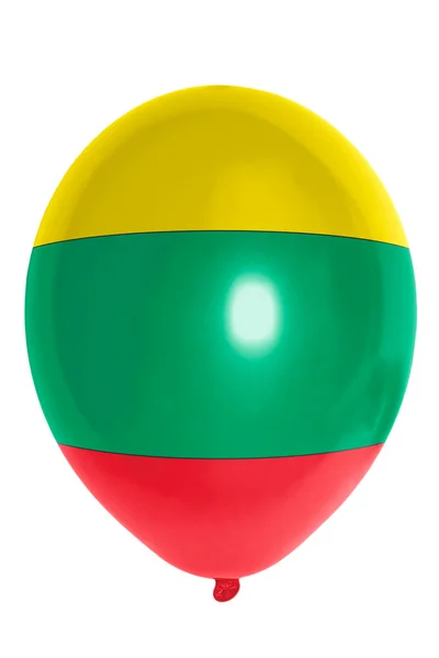 Ballon gekleurde in nationale vlag van Litouwen — Stockfoto