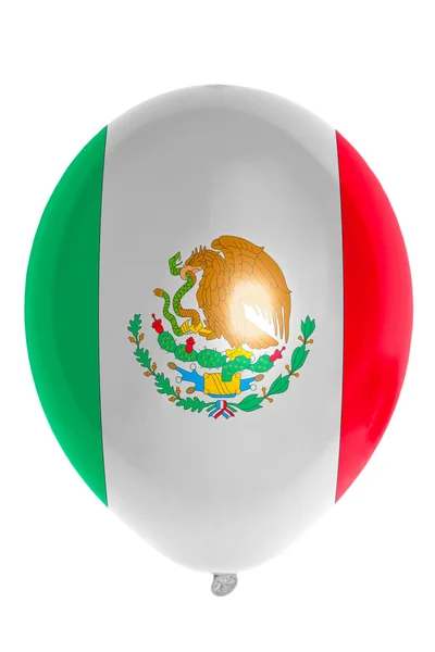 Luftballon in mexikanischer Nationalflagge — Stockfoto