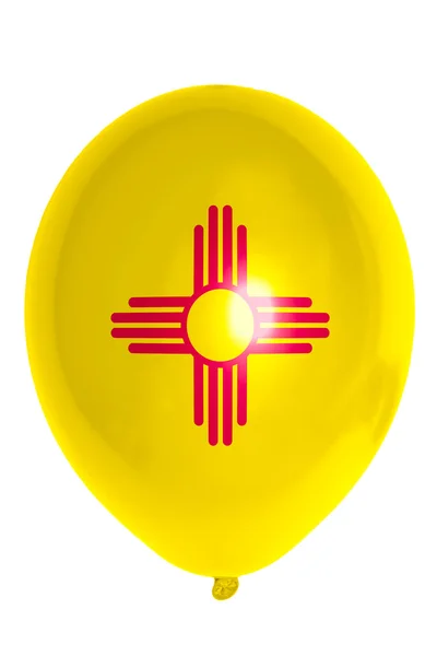 Ballon in der Flagge des amerikanischen Bundesstaates New Mexico — Stockfoto