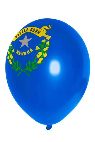 Balloon colored in flag of american state of nevada — Stock Photo, Image