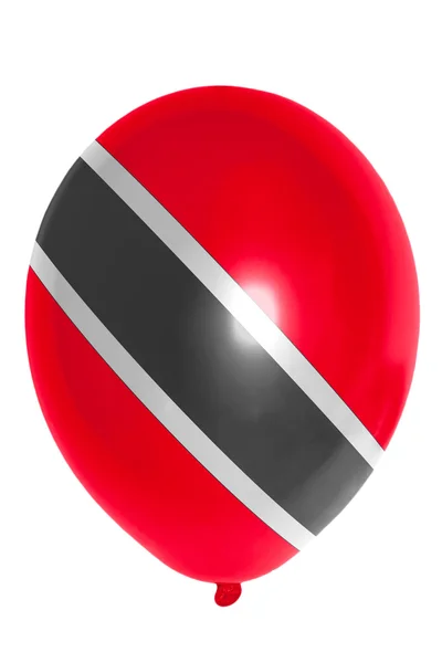 Ballon gekleurde in nationale vlag van trinidad tobago — Stockfoto