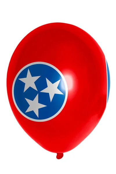 Μπαλόνι χρωματισμένη με σημαία της αμερικανική πολιτεία του Τενεσί — Φωτογραφία Αρχείου