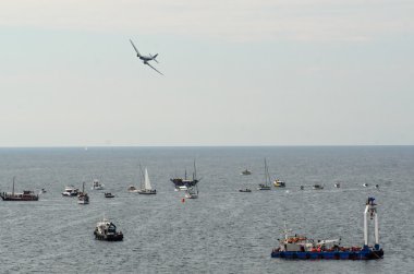 Rovinj, Hırvatistan - 13 Nisan 2014 fuarına katıldık uçaklar, red bull 