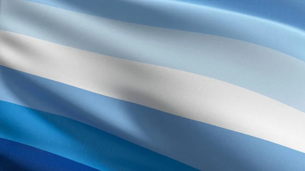 Ομοφυλόφιλος Ανδρική Υπερηφάνεια Λοατ Σημαία Φυσάει Στον Άνεμο Απόδοση Απεικόνιση — Φωτογραφία Αρχείου