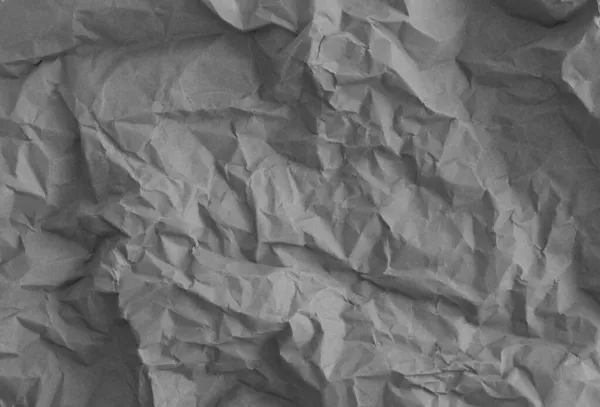 Gri Buruşuk Kağıt Desenli Yüzey Dokusu Arka Planı — Stok fotoğraf