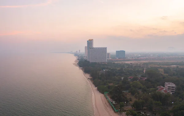 Aerial View Cha Beach Thailand Island Summer Seawater Tropical Green — Stock Fotó