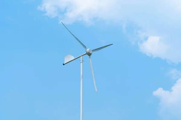 Turbine Eoliche Mulini Vento Campo Agricolo Fabbrica Industria Energia Energia — Foto Stock