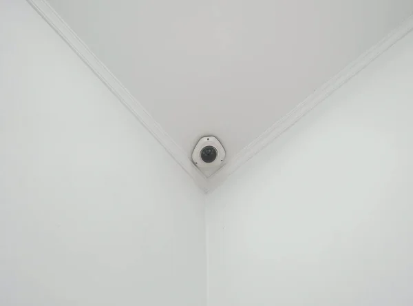 CCTV security camera or closed circuit television in a indoor room. Digital safety and motion recorder. Video surveillance. Technology monitor.