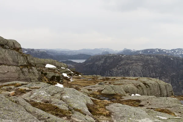 Rough landscape in the mountains of norway — Stock Photo, Image