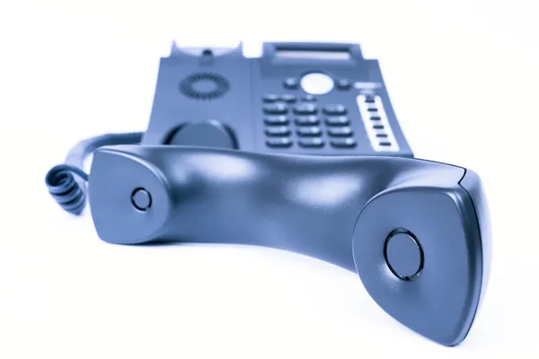 Simple business phone on white background — Stock Photo, Image