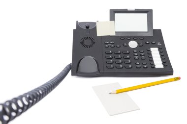 Beyaz arka plan üzerinde izole telefon-