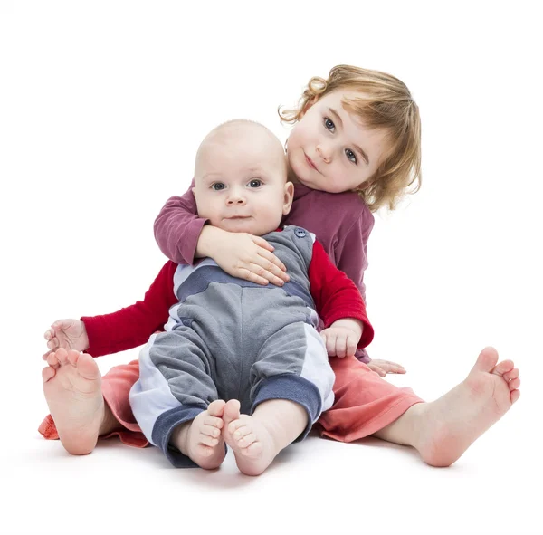 Brother and sister — Stock Photo, Image