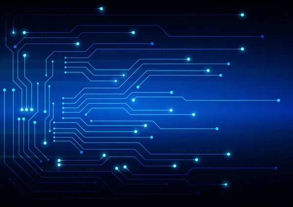 Circuit Technologie Achtergrond Met High Tech Digitale Dataverbinding Systeem Computer — Stockvector