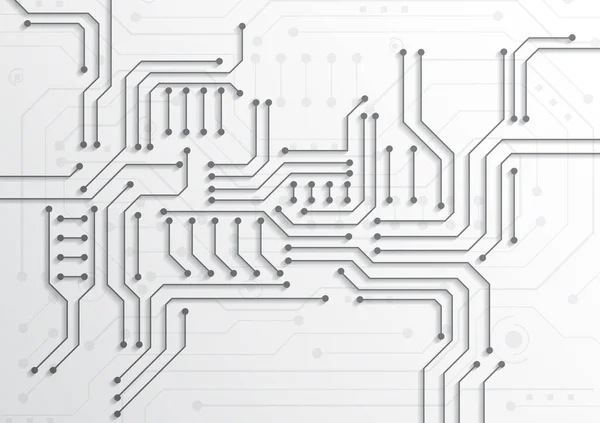 Fondo Tecnología Circuitos Con Sistema Conexión Datos Digitales Alta Tecnología — Archivo Imágenes Vectoriales