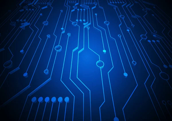 Yüksek teknolojili dijital veri bağlantı sistemi ve bilgisayar elektronik tasarımı ile devre teknolojisi arkaplanı