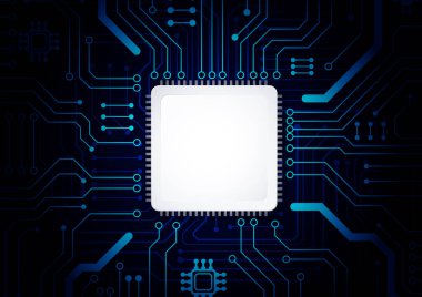 Yüksek teknolojili dijital veri bağlantı sistemi ve bilgisayar elektronik tasarımı ile devre teknolojisi arkaplanı