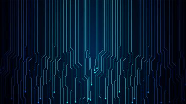 Yüksek teknolojili dijital veri bağlantı sistemi ve bilgisayar elektronik tasarımı ile devre teknolojisi arkaplanı