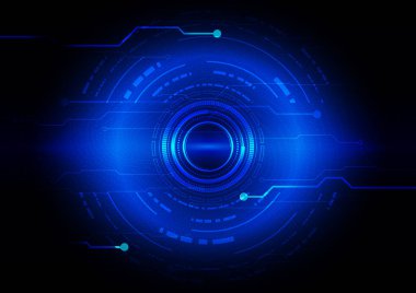 Yüksek teknolojili dijital veri bağlantı sistemi ve bilgisayar elektronik tasarımı ile devre teknolojisi arkaplanı